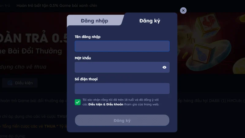 Quy trình đăng ký hoàn toàn miễn phí theo các bước hướng dẫn