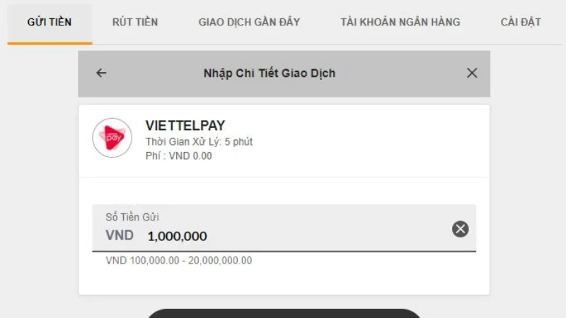 Thao tác thanh toán cá cược online được tối ưu siêu đơn giản